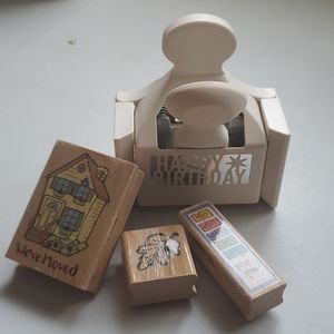 15. Paper Crafters Lot of Punch and stamps